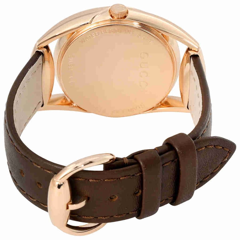 Gucci Horsebit Brown Dial Leather Ladies Watch YA140408 Gucci Women main image 3