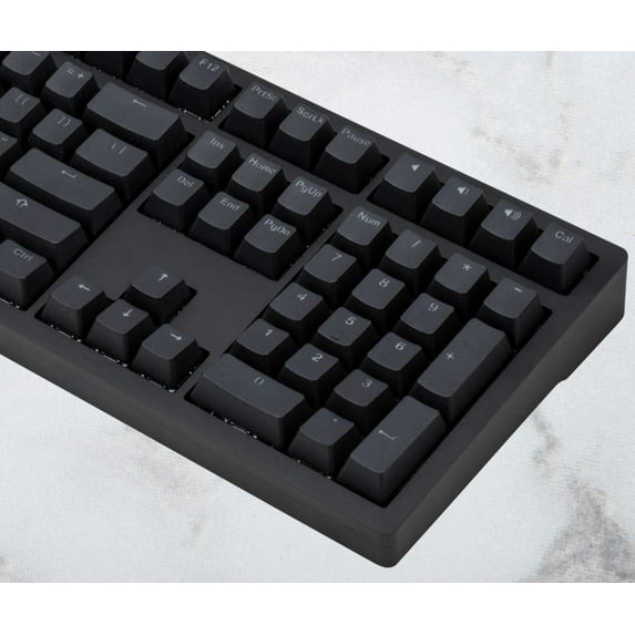 iKBC MF108 v3 RGB LED Backlit Mechanical Keyboard with Cherry MX Silent Red Switch for Windows and Mac, Full Size Computer Keyboards with PBT Double Shot Keycaps, CNC Aluminum Black Case, ANSI/US