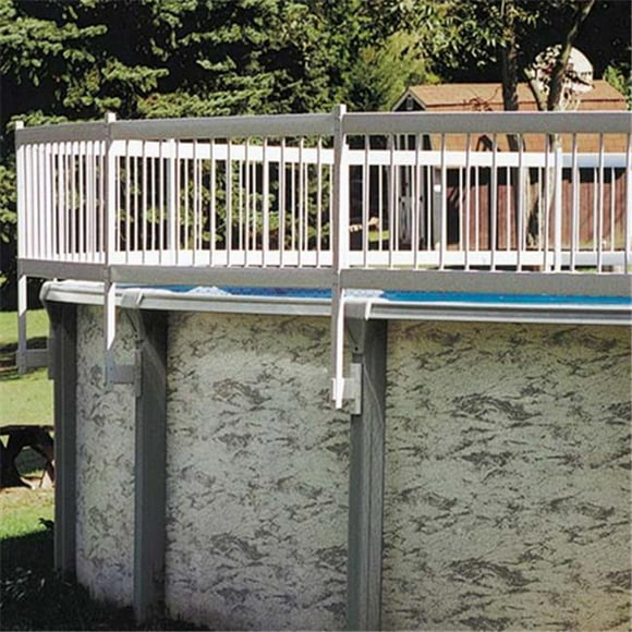30-BKIT-WHT Protech-A-Pool Above Ground Fence 3 Section Base Kit