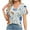 White, variant on Summer Clothes for Women Over 50 2025 Vacation Ladies Tops And Blouses Petite Summer Button Boho Top