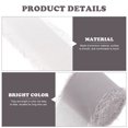thumbnail image 4 of Miangastore 4 Rolls of Handmade Ribbons for Wedding Dark Grey Bouquet Packaging Decoration, 4 of 8