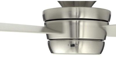 Harbor Breeze Mazon 44 In Brushed Nickel Flush Mount Indoor