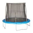 thumbnail image 1 of JumpKing JK10VC1 Trampoline Extérieur de 10 Pieds avec Filet de Sécurité, Bleu, 1 of 10