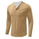 thumbnail image 5 of pstuiky Camisas de manga larga de invierno para hombre, Camisa transpirable de manga larga y cuello redondo de color sólido para hombre camisetas de hombre s, 5 of 6