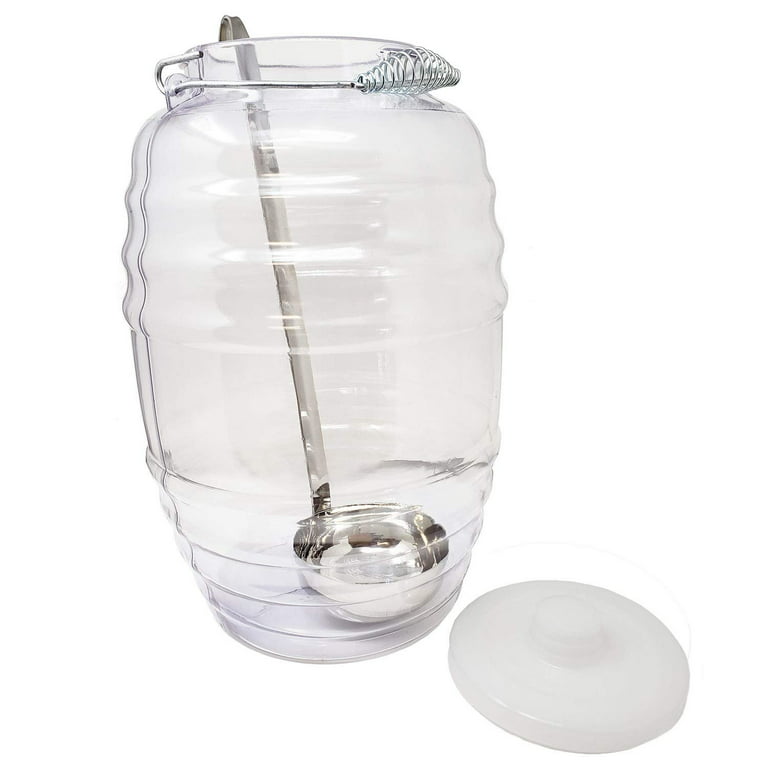 5 Gallon Jug with Lid - Aguas Frescas Vitrolero Plastic Water