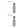 thumbnail image 3 of sweethay Impresora 3D Boquilla Garganta Acero inoxidable Impresora 3D Extrusora Ender Accesorio, Ender-3/3S uno 2piezas, 3 of 6