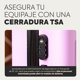 thumbnail image 4 of Set de 4 Maletas de Viaje Rígidas 20 y 18 Pulgadas con 2 Neceseres de 11 Pulgadas Equipaje Ligero con Ruedas 360 y Candado TSA Seraphiel, 4 of 6