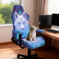 thumbnail image 2 of TSOVTHRID Snowflake Ice Wolf Print 4 PCS Gaming Chair Covers, Stretchable Chair Protective Cover with 2 Pieces Arm Rest Cushion Anti-Dust Universal Chair Slipcover Protector, 2 of 7
