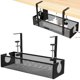 thumbnail image 2 of Under Desk Cable Management Desk Cord Organizer Under Desk Tray Metal Under Desk Wire Storage For Home Office, 2 of 3