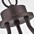 thumbnail image 6 of CHLOE Solbi 6 Light Chrome Large Chandelier Ceiling Fixture 24" Wide, 6 of 11
