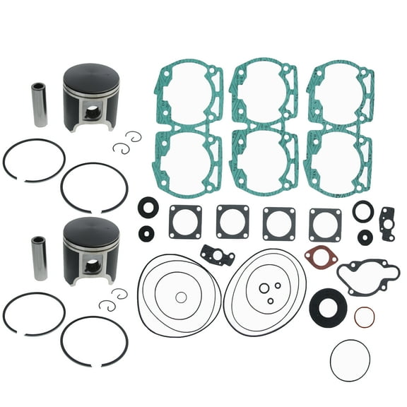 1995 1996 Ski-Doo Formula SS 670cc Piston and Gasket Kit Teflon Coated