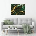 thumbnail image 5 of Hirioo Green Marble Print Tapestry Lightweight Fabric for Bedroom Aesthetic Home Wall Dorm Décor Living Room Decor 29x37 Inch, 5 of 8