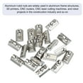 thumbnail image 3 of 3030 Series T Slot Nuts, M6 Roll-in Spring Ball Loaded Elastic Nuts Slot with 7.5mm Slot, 20 Pcs, 3 of 7
