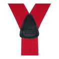 thumbnail image 2 of CTM  Elastic Button End Dress Suspenders with Silver Hardware (Men), 2 of 4