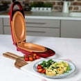 thumbnail image 1 of Omelette Pan - Portable Electric Griddle - Two Plate Omelet Pan Non-stick Coating, 1 of 5