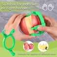 thumbnail image 2 of Handheld Manual Rotating Apple & Pear Peeler, 360° Fruit Peeling Tool, Easy Hand-Rotation Kitchen Gadget for Apples Pears, Compact Peeler Machine Gift Idea-White Color, 2 of 7