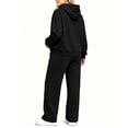thumbnail image 5 of successthop Sweatsuits Women 2 Piece Outfit Matching Workout Lounge Sets Long Sleeve Hoodie Pocketed Sweatpant, 5 of 6