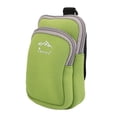thumbnail image 1 of Funda y estuche Con gancho perfecl para cinturón neopreno Verde Con cremalleras grises, 1 of 8
