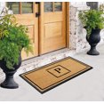 thumbnail image 5 of A1 Home Collections Hand-Crafted Rubber Coir Doormat Double/Single Door Mat for Outdoor 24x48 inch, 5 of 7