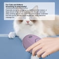 thumbnail image 4 of Pet Spray Massage Comb One Touch Spray Anti Flying Hair Comb Bath Brush Hair Removal Remove Static Flying Pet Grooming Brush Dogs and Cats To Remove Tangled and Loose Hair, 4 of 9