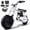 MB002-SD, variant on Aoemoe 105CC Dirt Bike, 30 MPH High-Speed Off-Road Motorcycle, Black