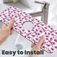 thumbnail image 6 of Sikiie Orchids Flowers Splash Guard for Sink Faucet-1 PC Super Absorbent Fast Drying Mat Sink Gadgets-Splash Guard for Kitchen, Sink Mat, 6 of 7