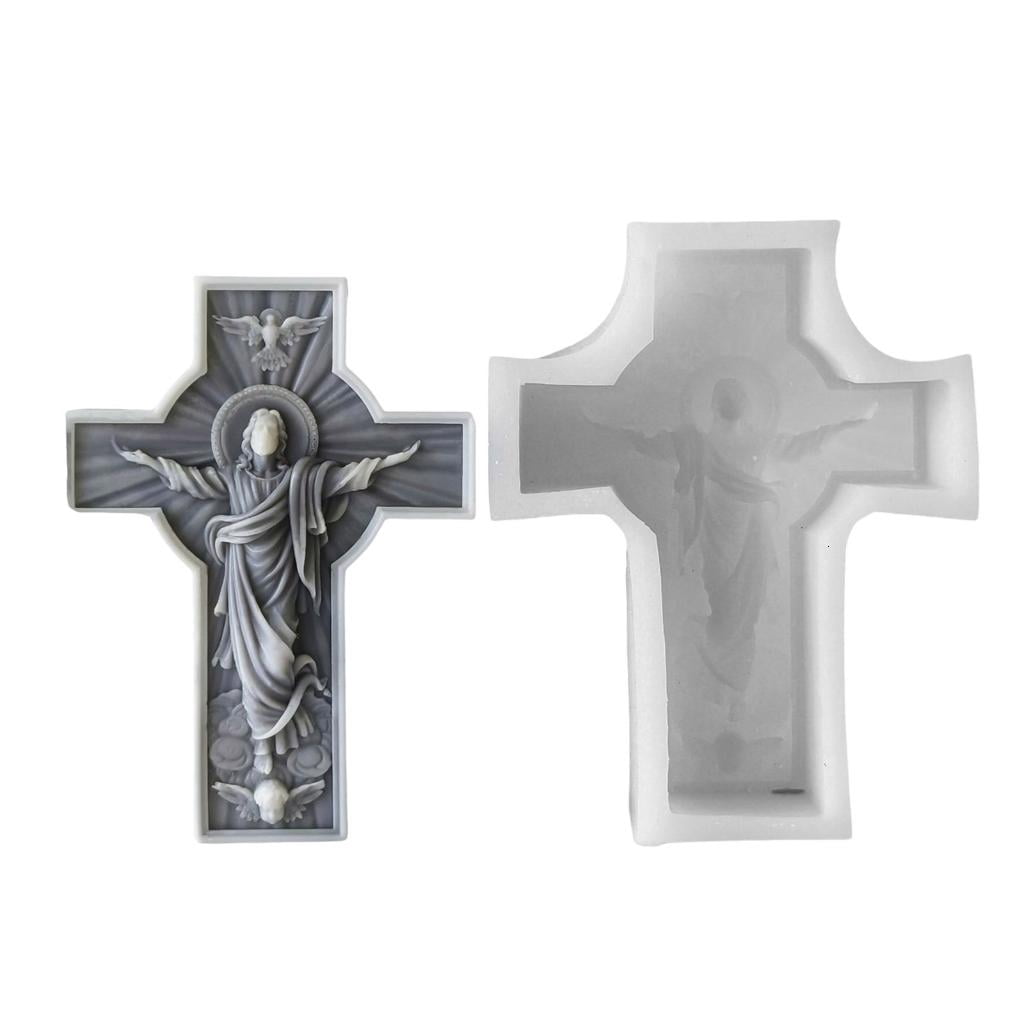 Osdhezcn Silicone Religious Themes Mold Candle Crafting Molds Perfect for Crafting Unique Scented Candle for Home or Studio Use