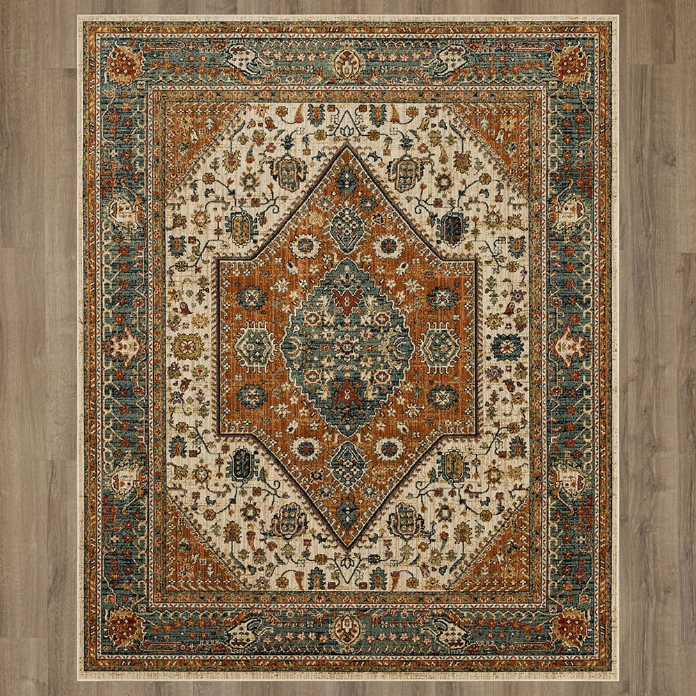 Mohawk Home Coleman Woven Indoor Area Rug, Spice, 4' x 6'