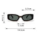 thumbnail image 2 of Gafas de sol rectangulares para mujer, gafas de sol de moda retro, protección, gafas vintage con marco cuadrado estrecho, 2 of 5
