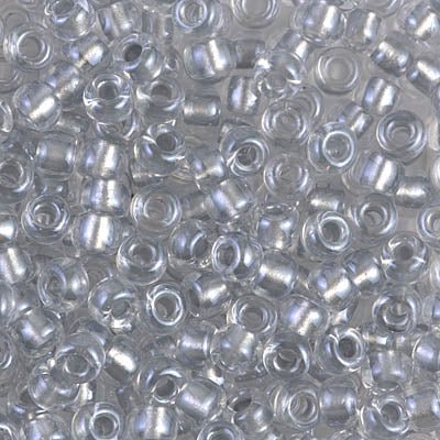 Sparkling Pewter Lined Crystal Miyuki Seed Beads 6/0 6-9242-TB