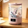 thumbnail image 6 of Gumesh Portable Mini Washing Machine, White, 4L Capacity, Digital Touch Control, Compact Design for Underwear and Delicates, USB Powered, 6 of 7
