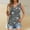 Dark Gray, variant on Summer Tank Tops for Women Fashionable Printed V-Neck Sleeveless