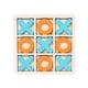 thumbnail image 4 of Juego de mesa Tic TAC Toe, clásico juego familiar, decoración rústica de mesa, entretenimiento. naranja azul claro, 4 of 9