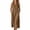 Brown, variant on Loose Dresses for Women Summer Sleeveless Hooded V-Neck Midi Dress Button Front Casual Comfortable Everyday Dress with Pockets (Brown,S)