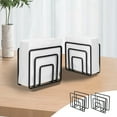 thumbnail image 1 of Amzcrzy Storage Rack Napkin for Table, Modern Metal Napkin Holders for Kitchen Dining Tables & Countertops, Paper Cocktail Napkins Dispenser for Indoor & Outdoor Use Dorm Room Essentials, 1 of 6