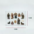 thumbnail image 3 of Elegant Nativity Scene Set Including Holy Family Resin Figurines, Religious Christmas Decor for Home or Office Decoration, 3 of 7