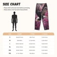 thumbnail image 3 of Fotbe Flower Bald Eagle Pantalones de Pijama para Mujer, Pantalones de Dormir, Pantalones Pj con Cordón y Bolsillos-XX-Large, 3 of 6