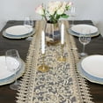 thumbnail image 3 of Tulla Table Runner Red ,White, Black or Golden 15 Inches wide and Having Various length, 3 of 27