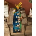 thumbnail image 4 of Table Runner 36 Inch Long - Dog Playing PokerDecorative Table Scarf,Abstract Animal in The RoomDining Table Runners for Wedding Party Kitchen Dining Tables, 4 of 7