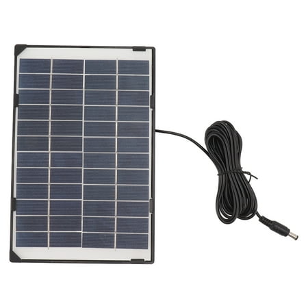 

Flash Sale 6W 12V Polycrystalline Silicon Solar Panel 6W 12V DC5521 Camera Solar Panel Outdoor Home Surveillance Lighting Charger