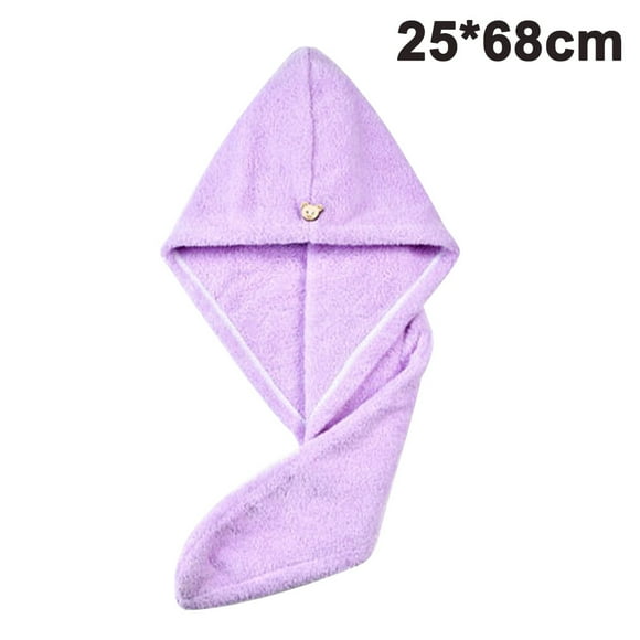 Turbie Twist Serviette en Coton pour Cheveux pour Femmes et Hommes, 10 Pouces X 24.5 Pouces, Turban en Tissu Éponge Super Absorbant (Aqua)