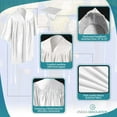 thumbnail image 4 of Endea Graduation Shiny White Graduation Cap and Gown for Preschool, 4 of 7