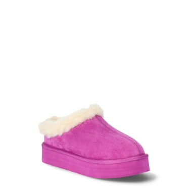 Pawz Womens Cozy Lined Platform Slippers