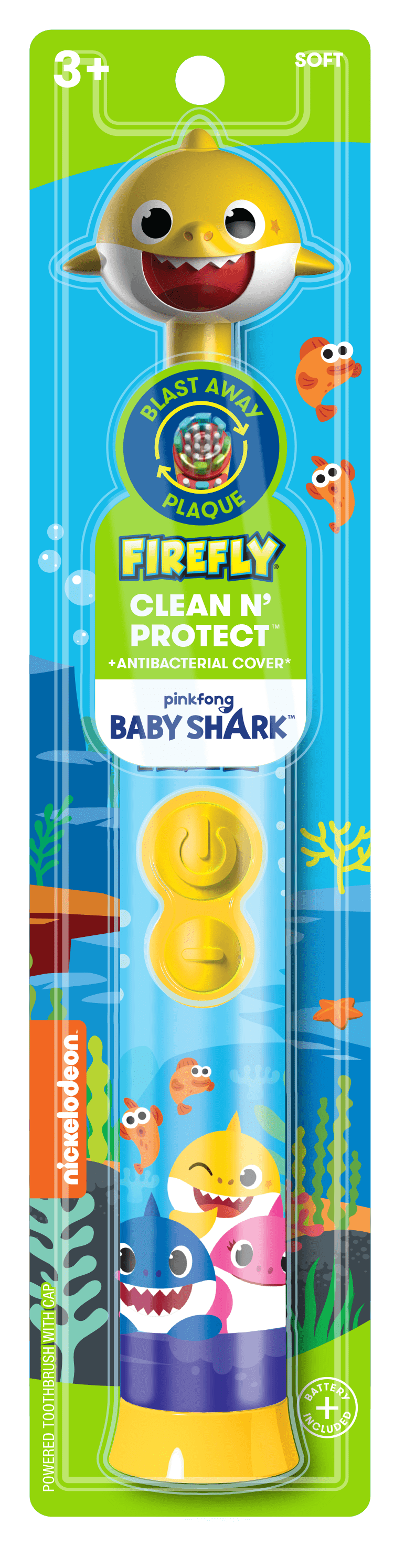 firefly baby shark toothbrush