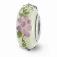 thumbnail image 1 of Ster.Silver Reflections Hand Painted Vineyard Fenton Glass Bead; for Adults and Teens; for Women and Men, 1 of 3