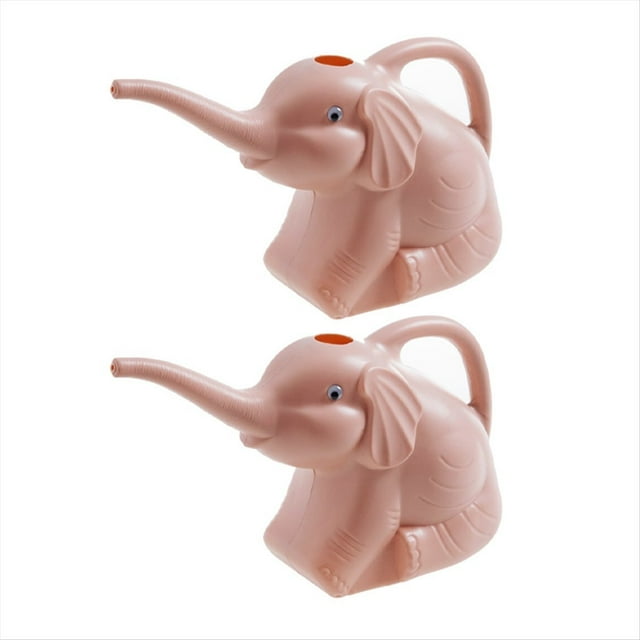 Regadera con Forma de Elefante, Herramienta de Riego de Plantas de Flores para Jardín Doméstico, Botella de Agua para Jardinería, Rosa