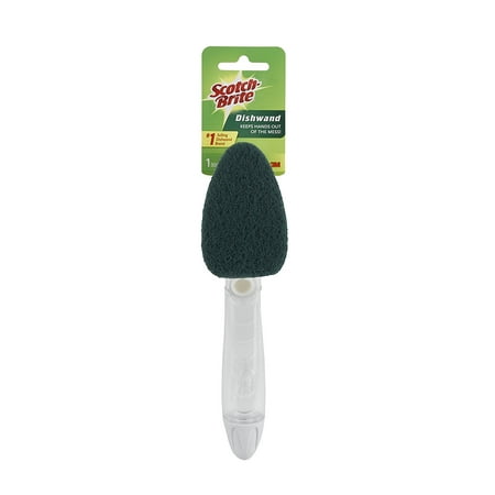 - (2 Pack) Scotch-Brite Heavy Duty Dishwand Scrubbing Sponge, 1 Handle, 1 Sponge