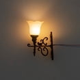 thumbnail image 2 of WINSKYALL Mini Wall Lamp Bronze Stainless Steel ABS Warm Yellow Light 5 Pieces, 2 of 9