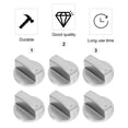 thumbnail image 4 of MasteelfCA 6 Pcs Metal Burner Control Knob Gas Stove On-Off Knob Replacement Parts, 4 of 8