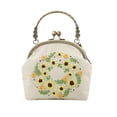thumbnail image 4 of Bolsa de bordado DIY, bolsa de bordado DIY, bolso con marco de flores, artesanía de costura bordada, calidad superior, 4 of 5